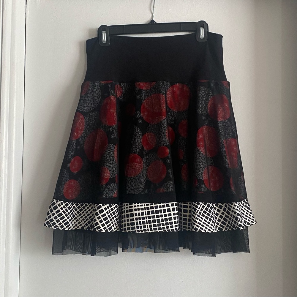 Dinh Ba Double Layered Circle Skirt